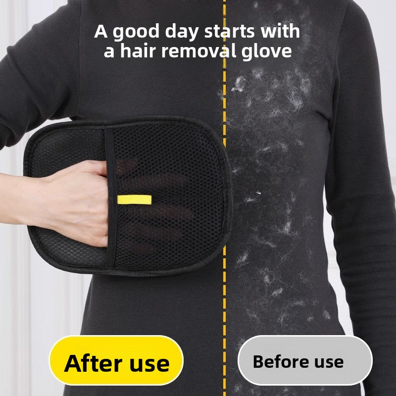 Electrostatic Pet Hair Removal Glove, Five-Finger Cat Hair Brush for Furniture and Clothing