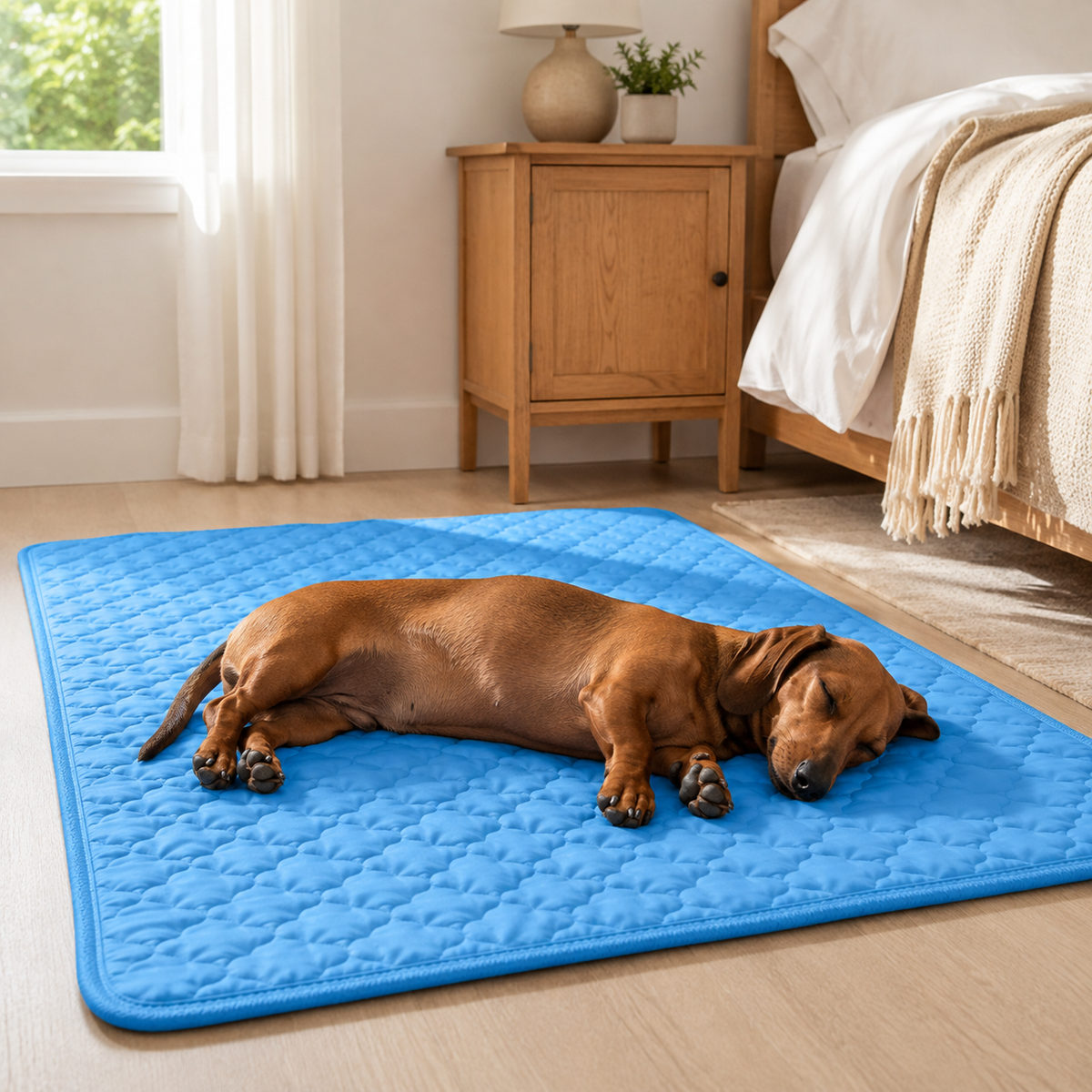 Happy Wag Instant Cooling Mat, product feature illustration