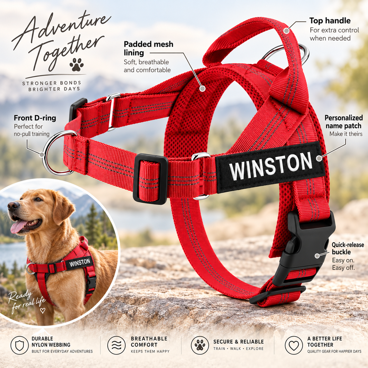 Happy Wag No-Pull Harness