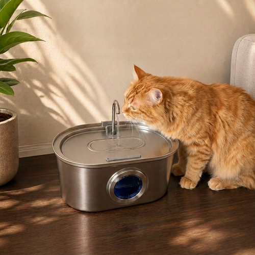 Happy Wag 3.2L Stainless-Steel Water Fountain